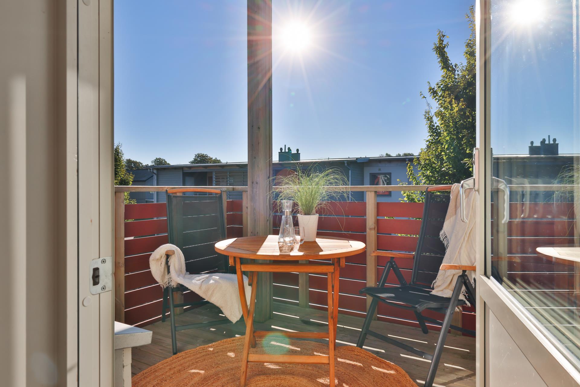 Modern 4:a med balkong och låg avgift i Lilleby – skuldfri förening!