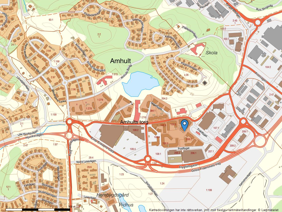 Modern och ljus 3:a med stor uteplats i Amhult