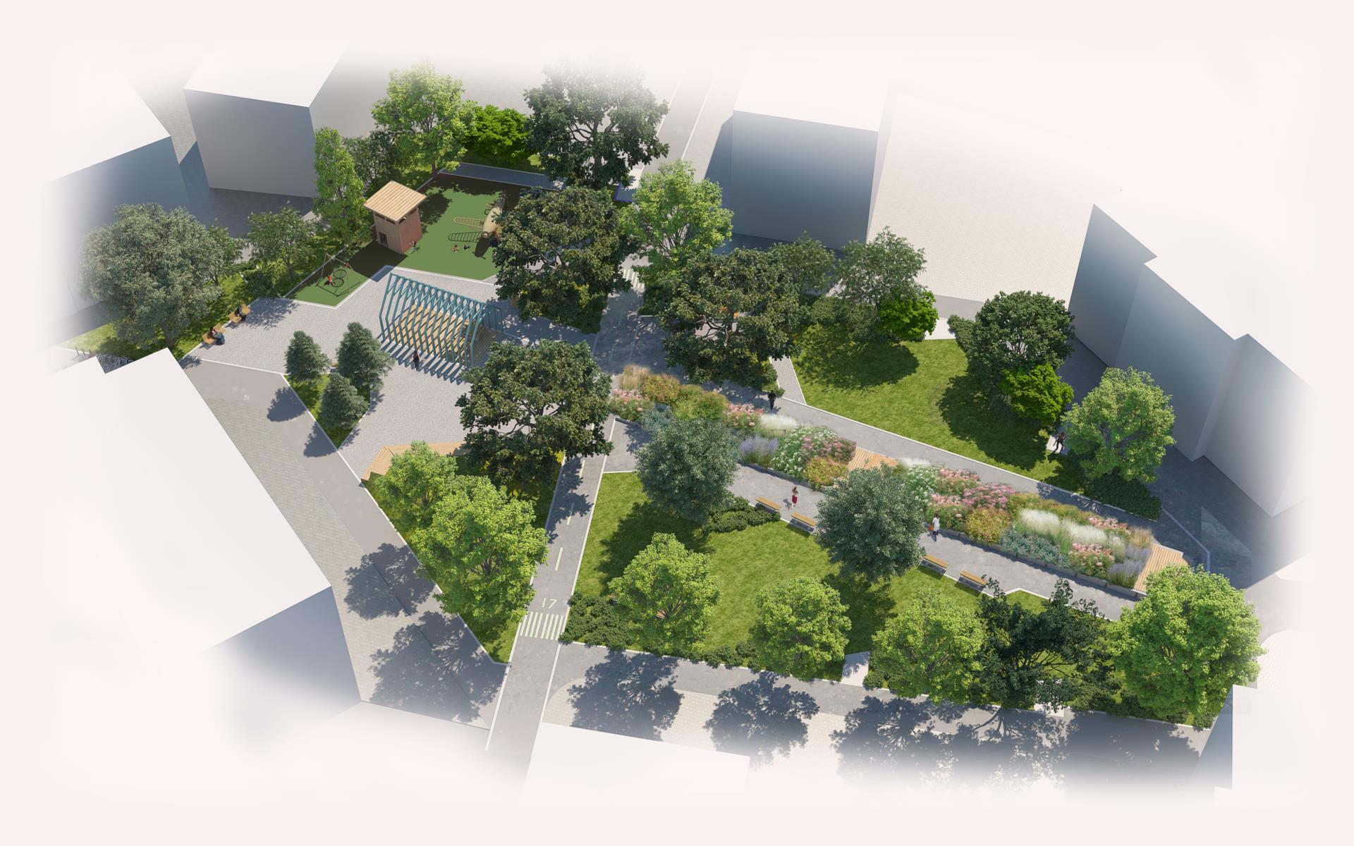 Modern och ljus 3:a med stor uteplats i Amhult