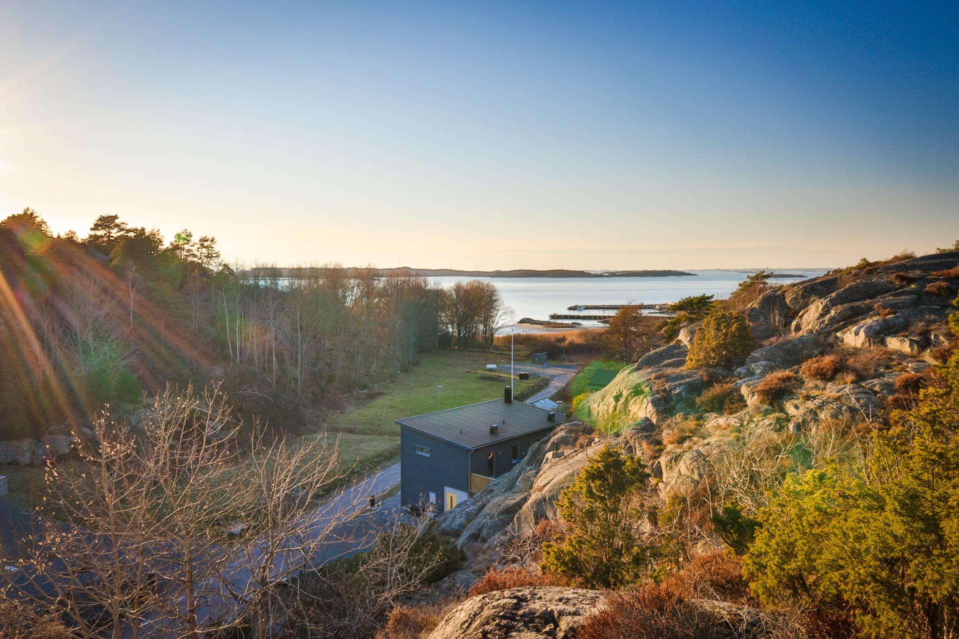 Exklusiv villa i Tumlehed med havsutsikt och arkitektur i toppklass