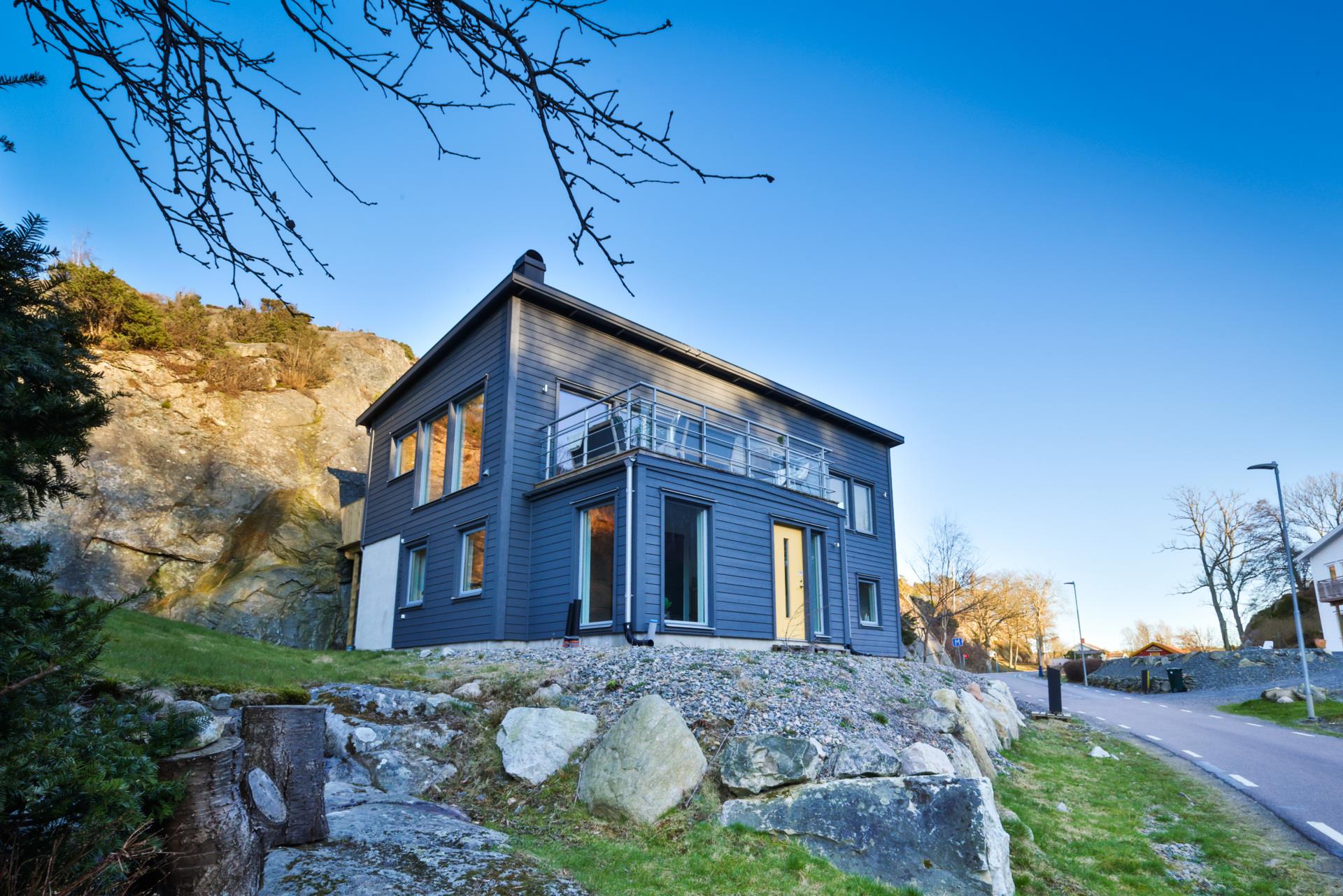 Exklusiv villa i Tumlehed med havsutsikt och arkitektur i toppklass