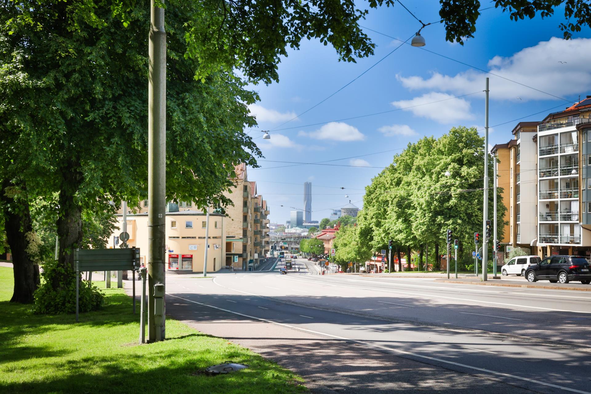 Modern 1:a på våning 5 med balkong i söderläge i Lunden