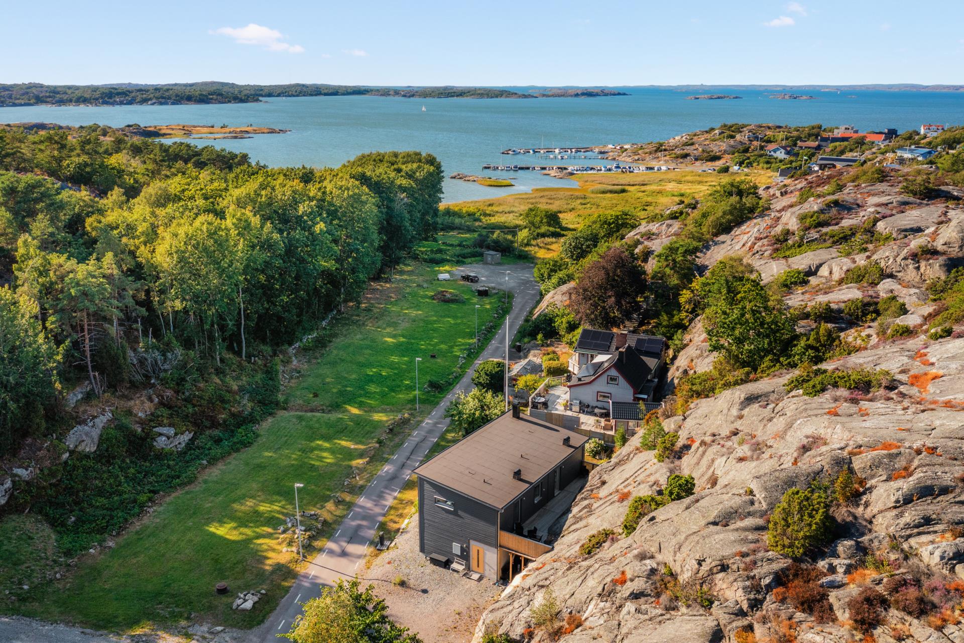 Exklusiv villa i Tumlehed med havsutsikt och arkitektur i toppklass